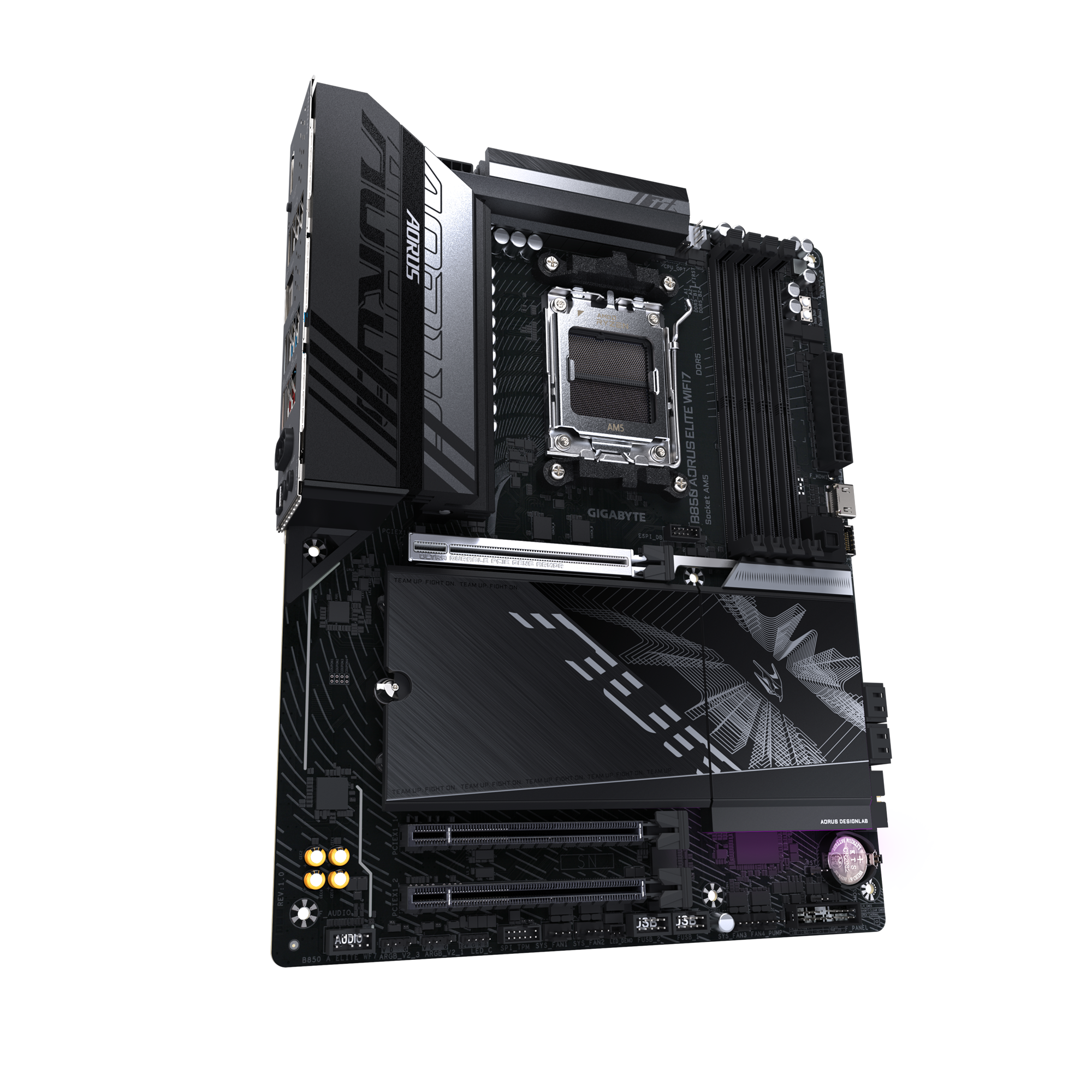 Alternative view of Gigabyte B850 AORUS ELITE WIFI7